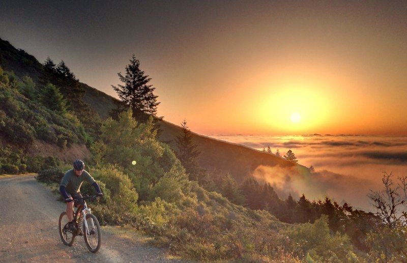 Sunrise on MT Tam, April 2013. Mill Valley, CA