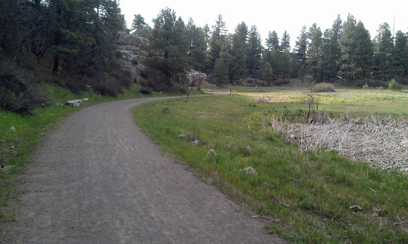 Civilized cruising on the Flagstaff Urban Trail system.