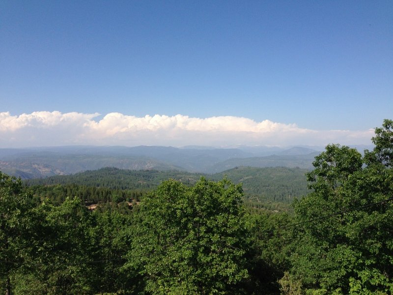 View from the top of Smith Peak Lookout.