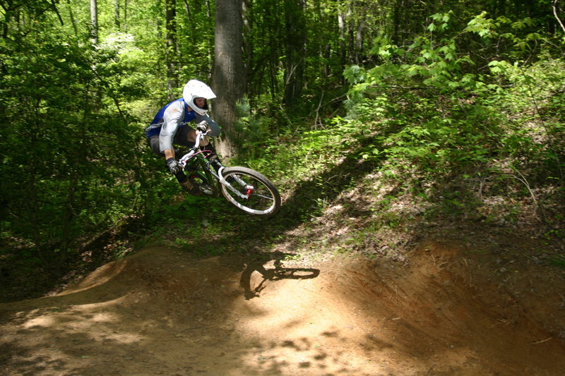 Jumpin' around on Dark Mountain's finale. Photo by Richard Fink.