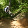 Jumpin' around on Dark Mountain's finale. Photo by Richard Fink.