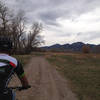 Mellow doubletrack heading South on the South Boulder Trail.