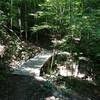 New bridge on the Goat Trail.  There is another one just past it, before arriving at the Flat Rock South Connector.