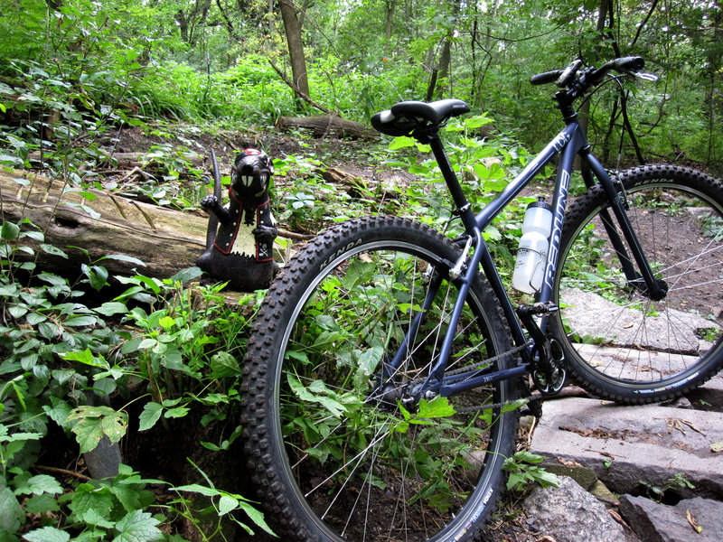 This guy greets you right before the steepest climb of the trail.