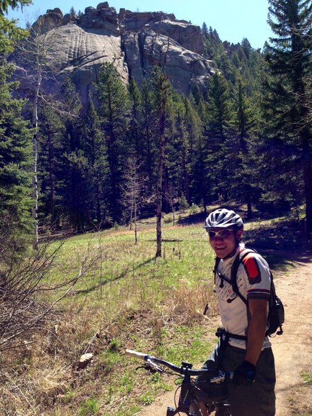 On the Colorado Trail in the SW part of Buffalo Creek area - heading towards Redskin Creek Trail