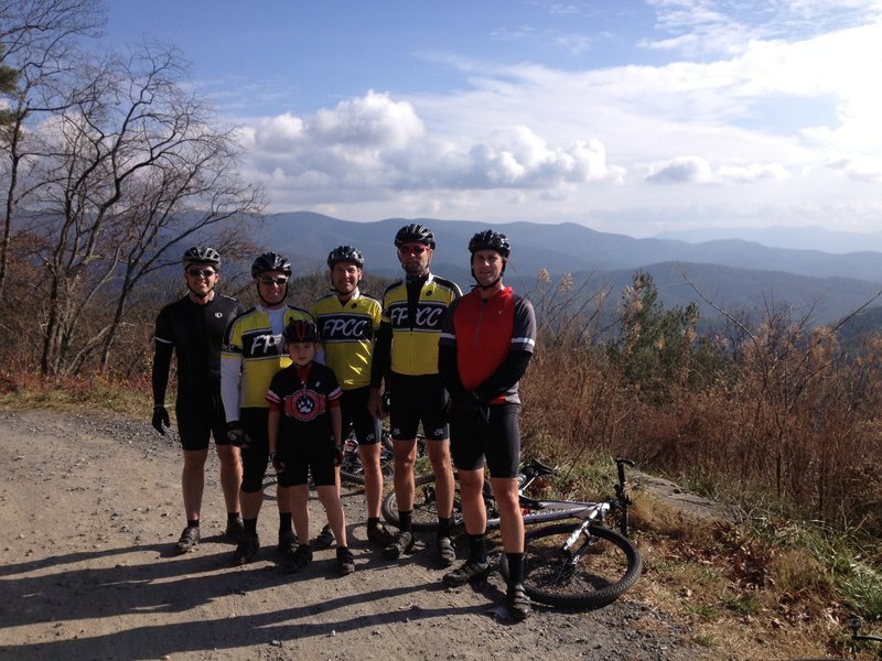 Great Overlook to rest the legs for a picture.