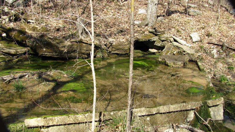 Arrow Spring Historic Cistern.  Accessed from the Arrowhead Trail.