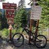 Butcher Ranch trailhead sign.