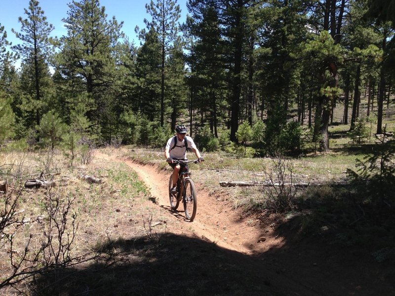 Climbing Baldy is a bit of a grind at times, especially after a long day in the saddle.