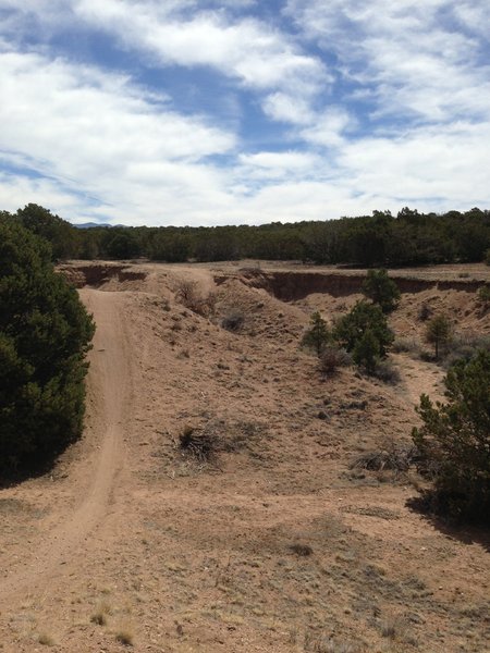 The whoops section of the La Tierra open space in Santa Fe, NM