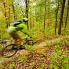 Screamin' through the green on Doe at Raystown Lake Trails