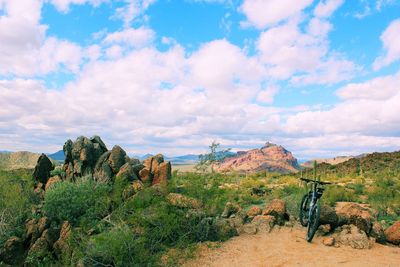 View of Red Mountain from Secret Trail