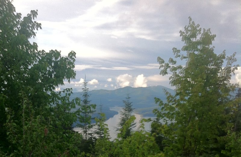 Hayden Lake from the viewpoint