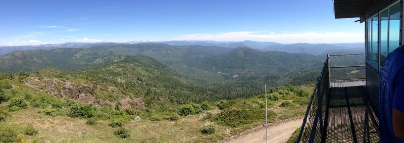 Panoramic view from the Pilot's Peak look out tower