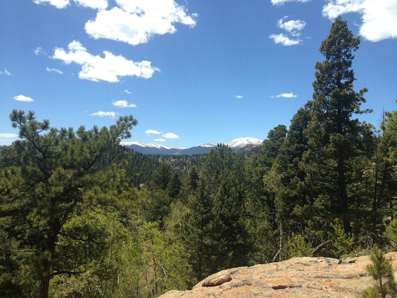 Looking west to Mount Rosalie.