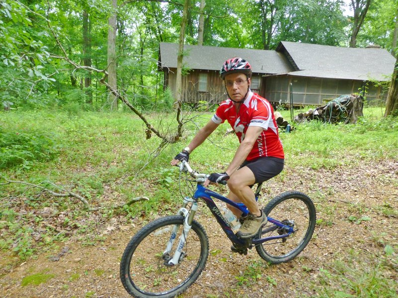 Ian starting out on the Graham Mill trail from the Ross Forests Mountain Bike Refuge