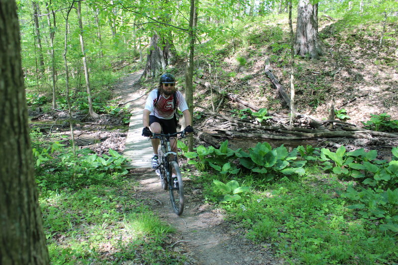 Enjoying the Medina Huffman and Reagan Park Trail on an early spring dry year.