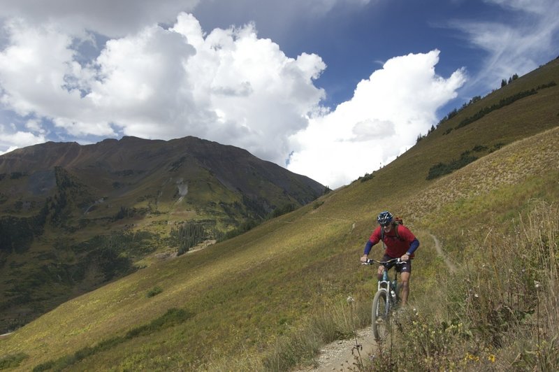 The grins keep coming on this descent.