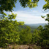 Great views to the west into George Washington National Forest