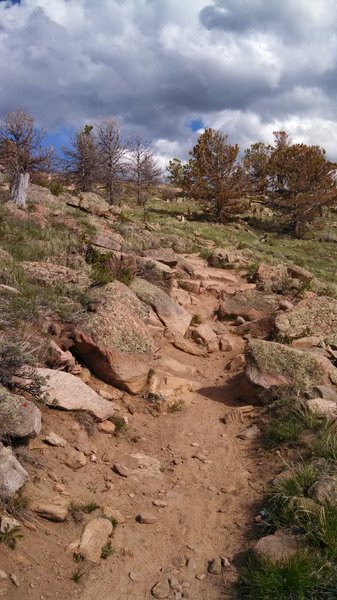 Rock section on Headquarters Overlook