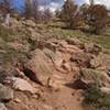 Rock section on Headquarters Overlook