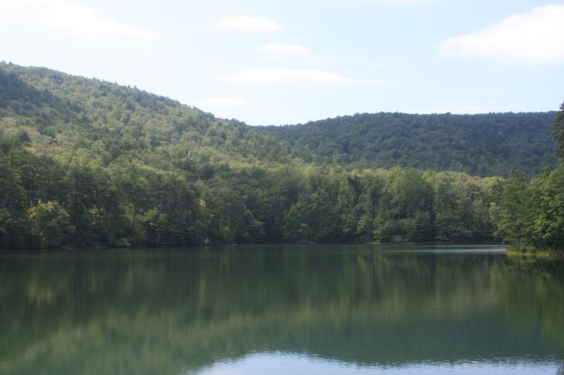 Lake view at Paris Mountain