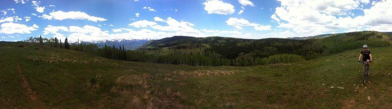 Panorama view from Van Horn Park high point