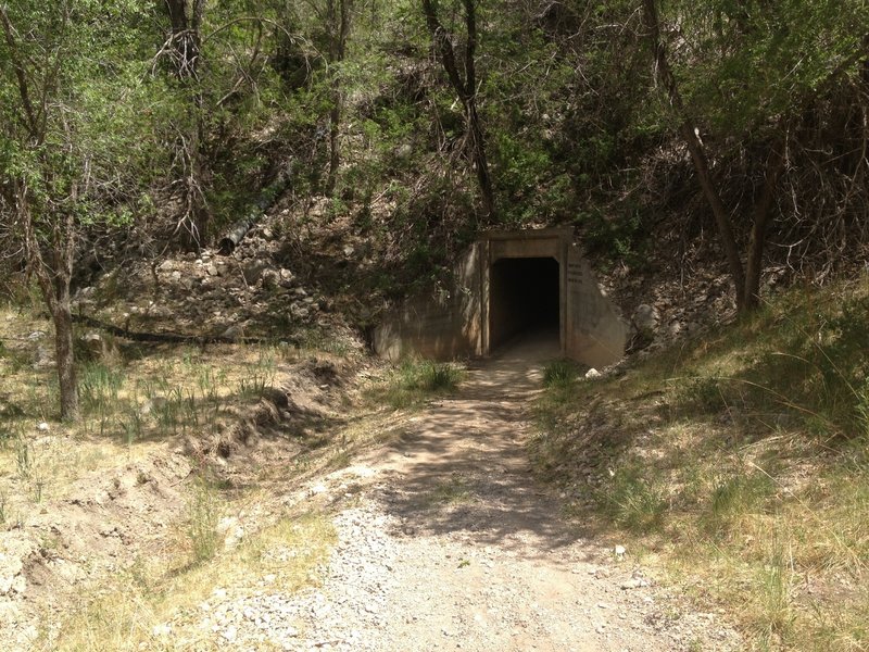 This tunnel will take you under the road.