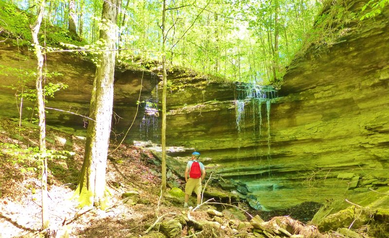 Pete at the Second Waterfall