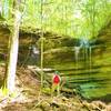 Pete at the Second Waterfall