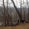 The old car on the side of the mountain (Riser Trail)